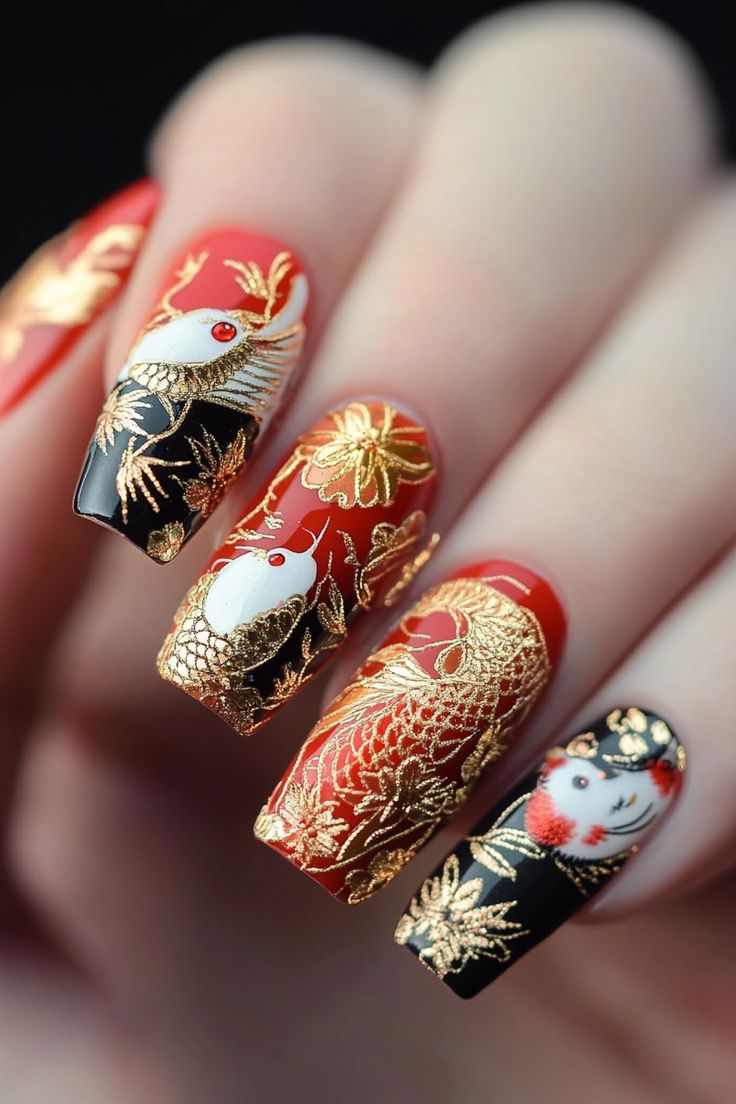 Nail art traditionnel